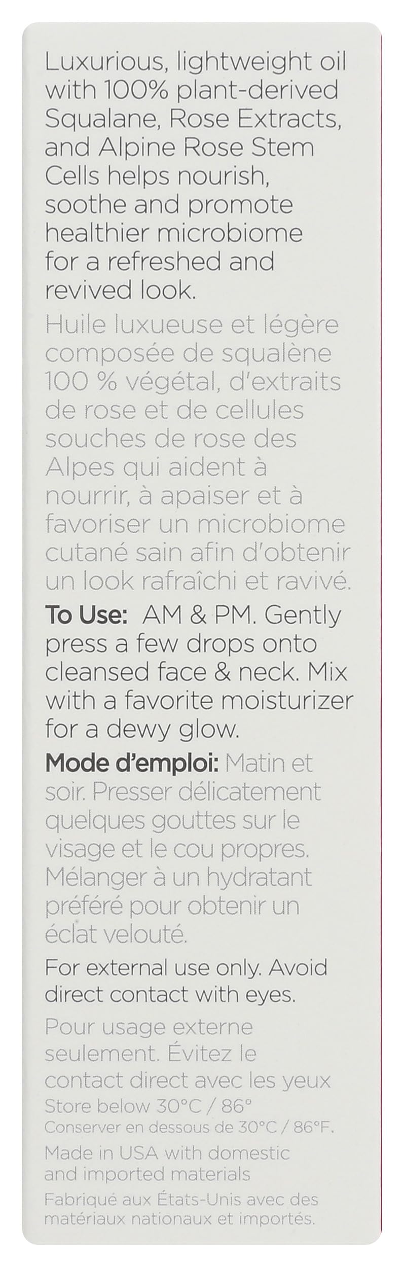 Andalou Naturals dropper dispensing oil demonstrating easy application and control
