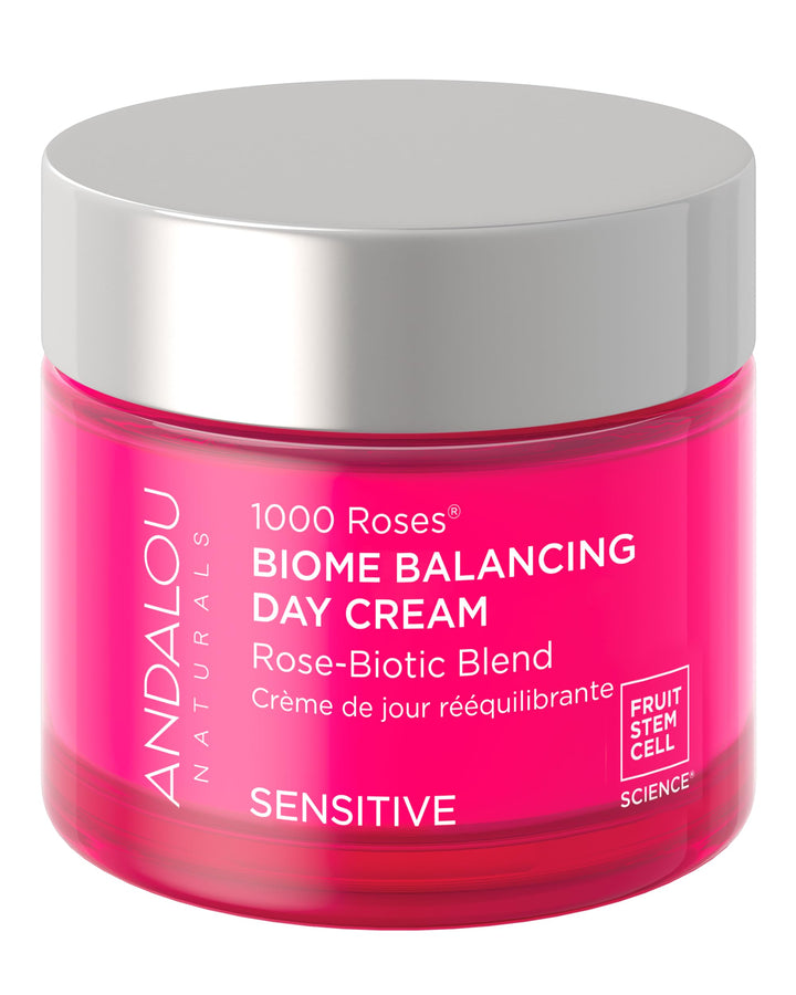 Andalou Naturals front packaging showing tub and label for quick product ID and benefit