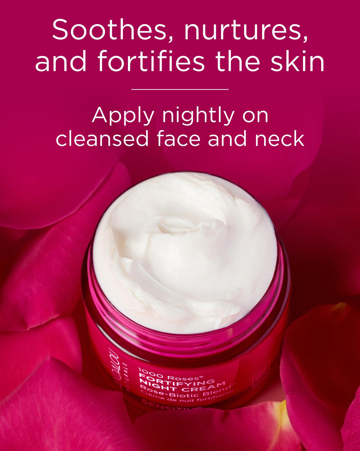 Nightstand scene with Andalou Naturals jar suggesting overnight skincare ritual benefit