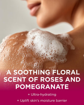 Andalou Naturals pump dispensing light foam to demonstrate easy application and lather