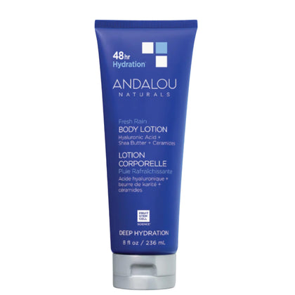 Andalou Naturals bottle front showing clean label and soothing benefit