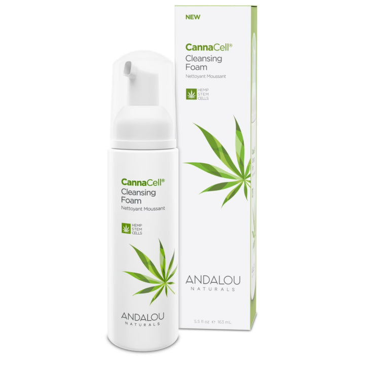 Andalou Naturals front packaging showing bottle and label benefits
