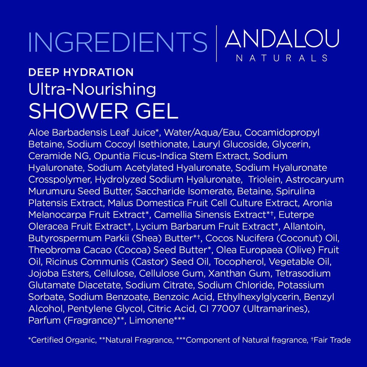 Andalou Naturals illustration of ceramides and hyaluronic hydration complex