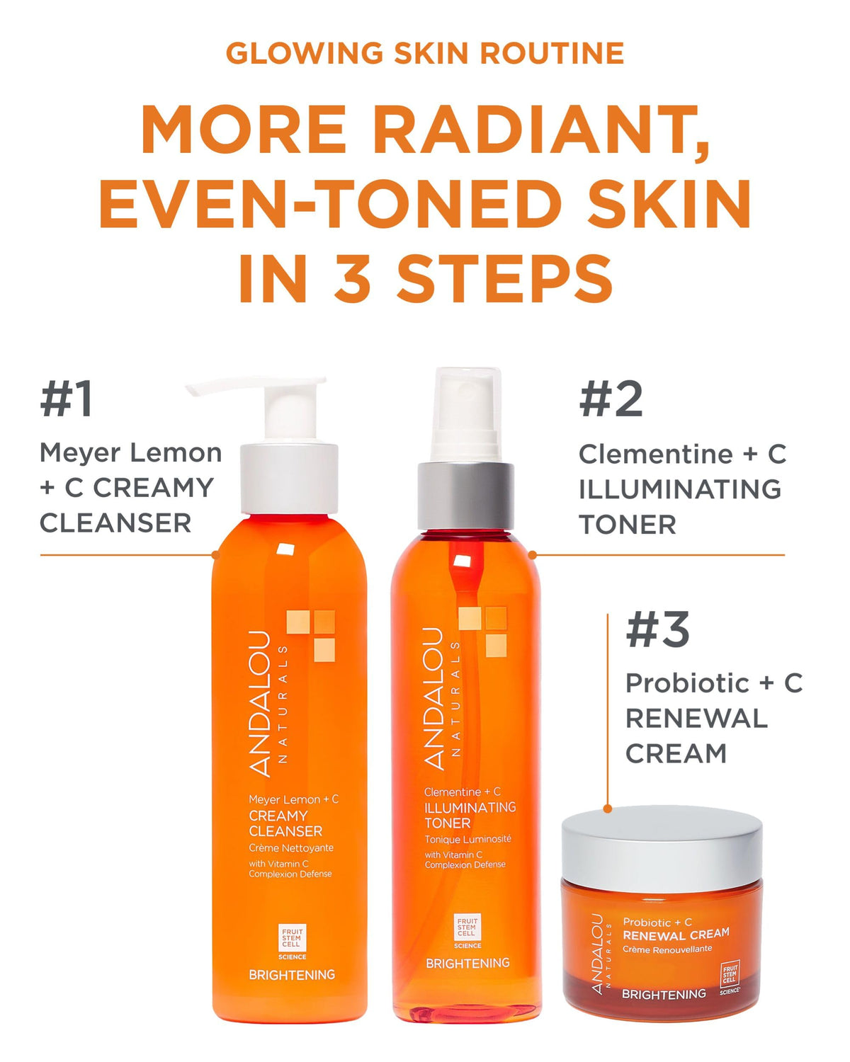 Andalou Naturals clementine extract visual representing antioxidant benefit