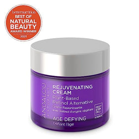 Andalou Naturals cream texture close-up showing smooth hydration
