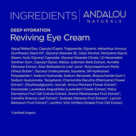 Andalou Naturals lifestyle shot on bedside table for refreshed-morning benefit