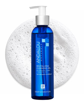 Andalou Naturals front packaging showing cleanser and hydration benefits