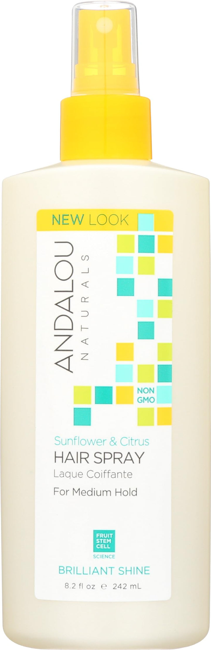 Andalou Naturals front packaging showing bottle and label for quick identification and benefit