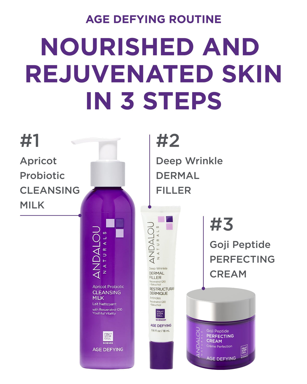 Andalou Naturals gel texture close-up showing lightweight hydration and plumping
