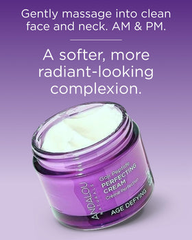Andalou Naturals cream on hand showing smooth application and absorption