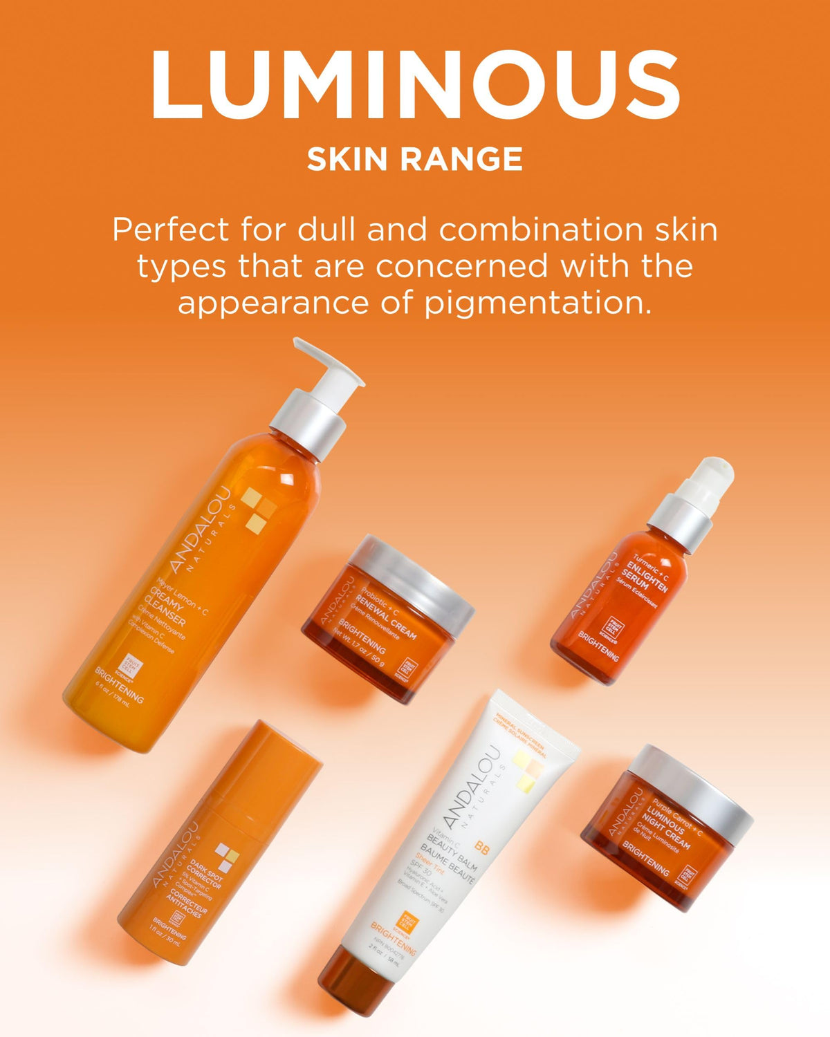 Andalou Naturals cleanser on bathroom counter as part of daily routine