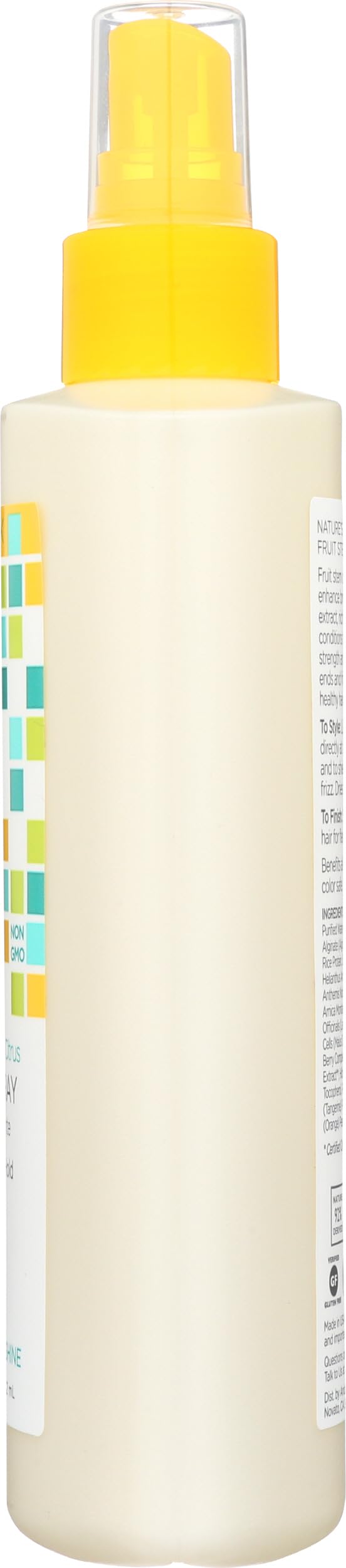 Andalou Naturals ingredient label close-up emphasizing sunflower-derived components and transparency