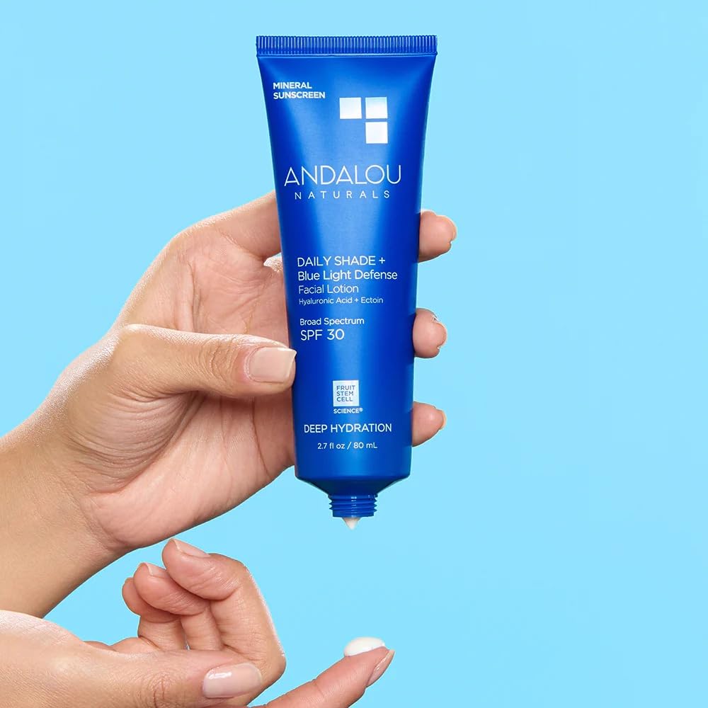 Andalou Naturals ingredient label close-up highlighting key actives