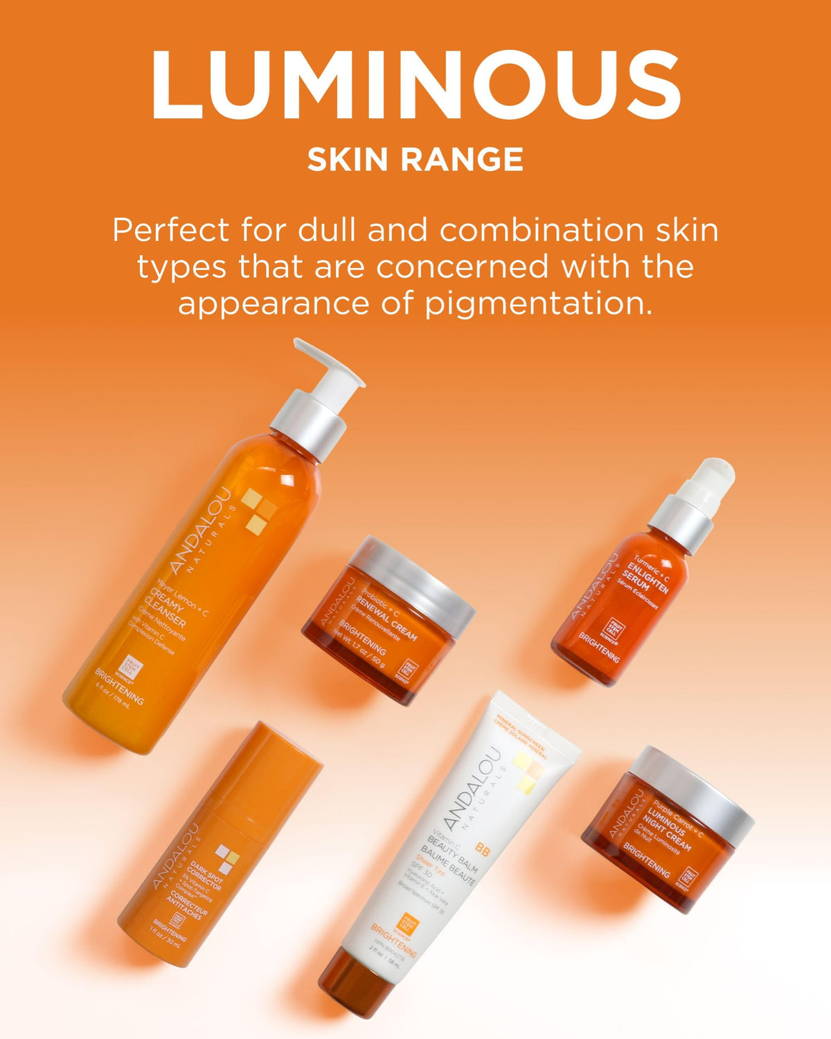 Andalou Naturals label detail highlighting natural ingredient claims