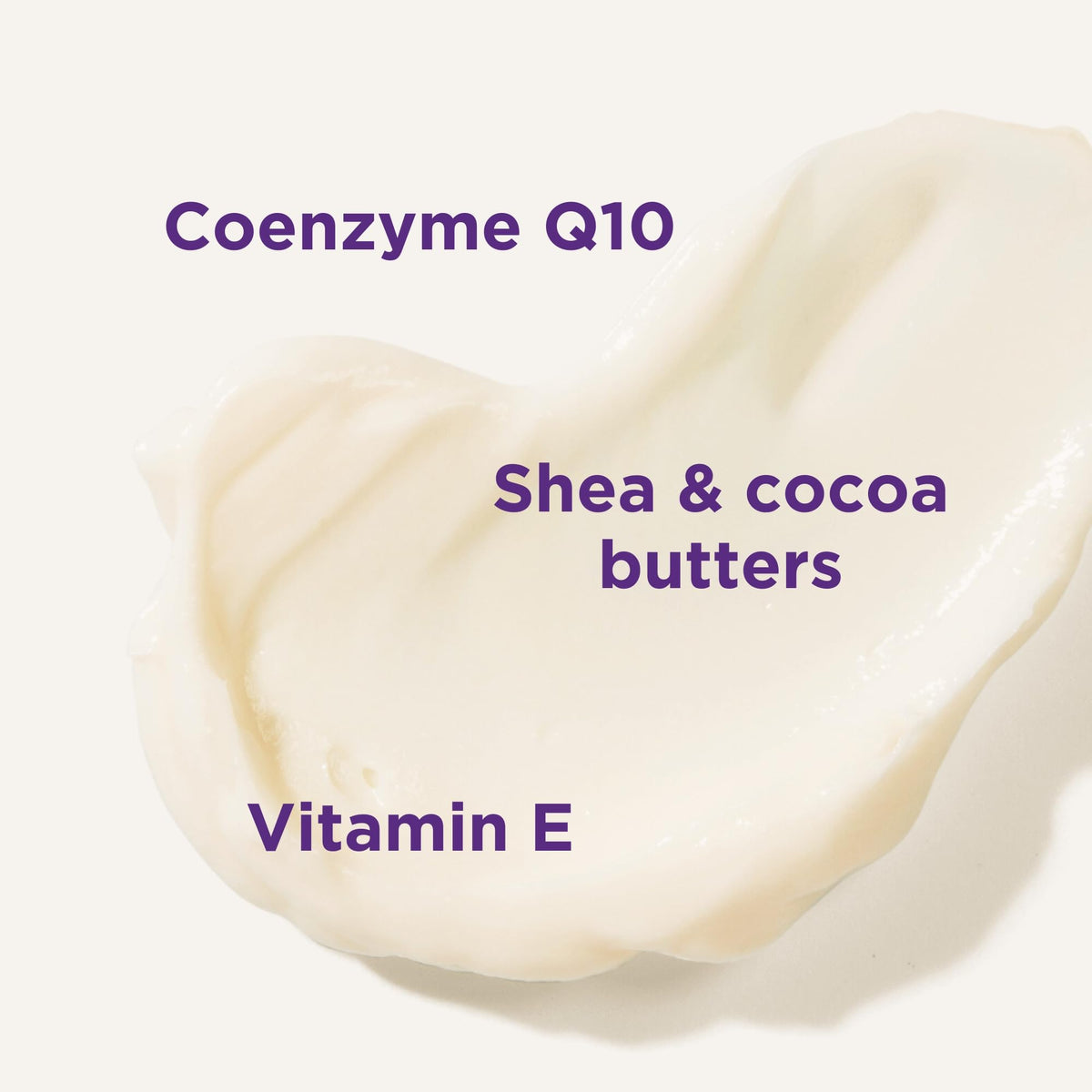 Andalou Naturals shea cocoa and evening primrose ingredients displayed to highlight nourishing blend