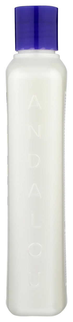 Andalou Naturals botanical ingredients display emphasizing stem cells and antioxidant benefit