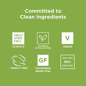 Andalou Naturals label close-up highlighting clean ingredients