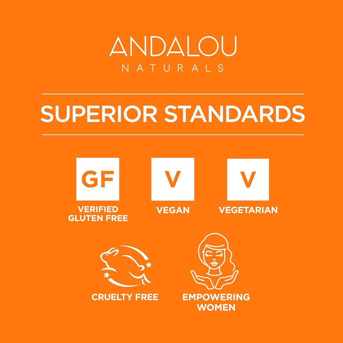 Andalou Naturals label detail showing ingredient and usage clarity benefit