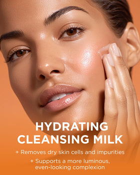 Andalou Naturals label close-up showing ingredients and claims clearly