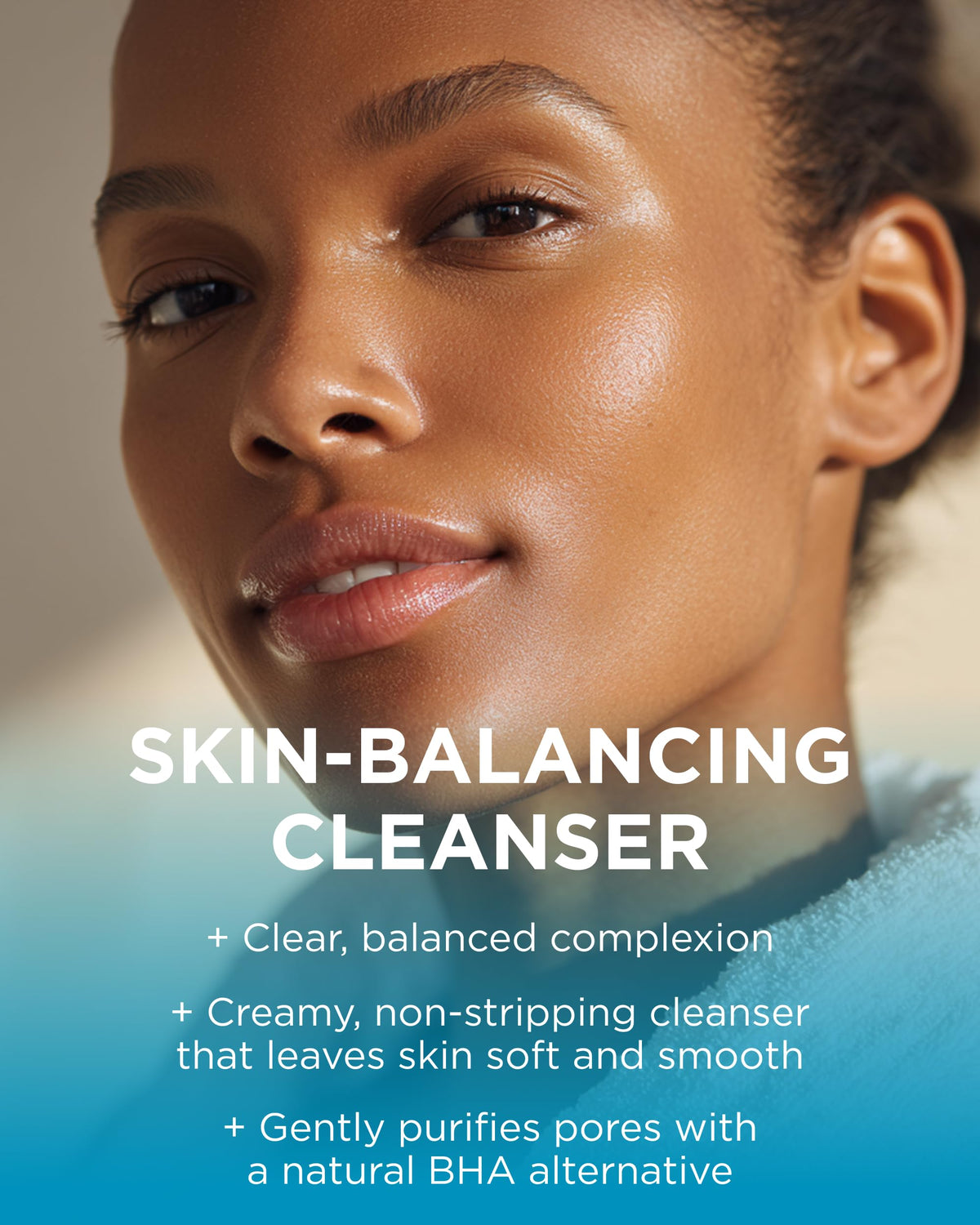 Andalou Naturals label close-up highlighting ingredients and claims