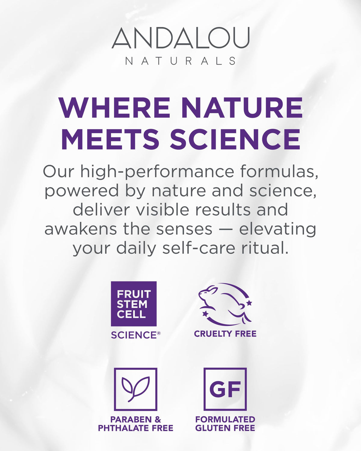 Andalou Naturals serum staged in bathroom routine for daily use benefit