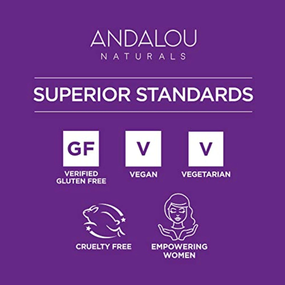 Andalou Naturals size comparison beside ruler showing 1.7 ounce scale