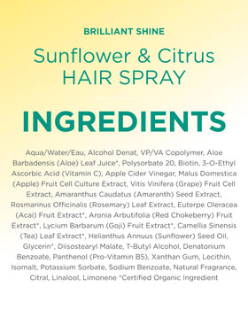 Andalou Naturals bottle tucked in a cosmetic pouch for on-the-go styling