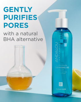Andalou Naturals being used at washbasin for morning routine