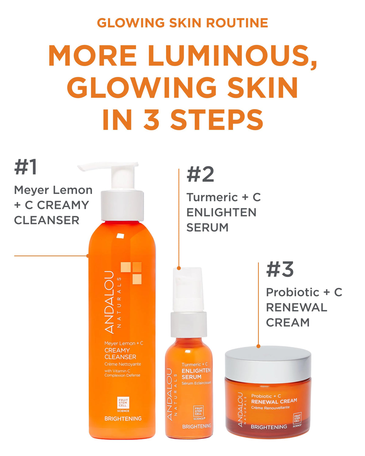 Andalou Naturals serum texture on hand, showing lightweight hydrating finish