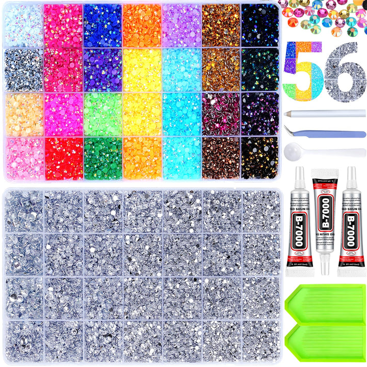ANDGING front packaging and included tools showing complete bedazzling kit benefit