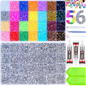 ANDGING front packaging showing full bedazzling kit and contents for ready crafting