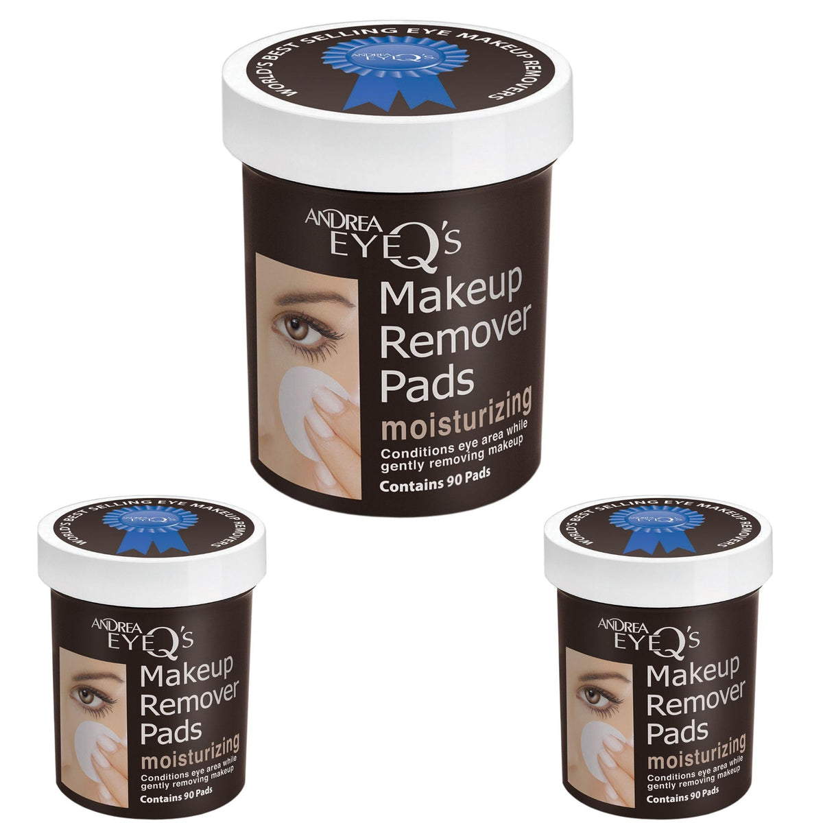 ANDREA front pack showing pads and soothing aloe benefit