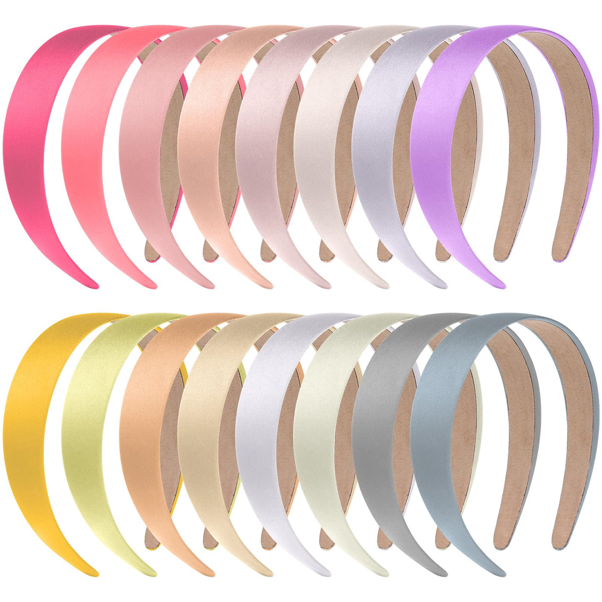 anezus front packaging showing 16 pastel headbands and clear value