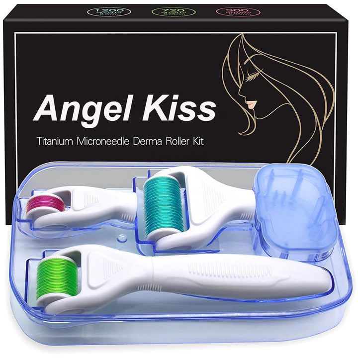 Angel Kiss front packaging showing kit and contents for easy setup