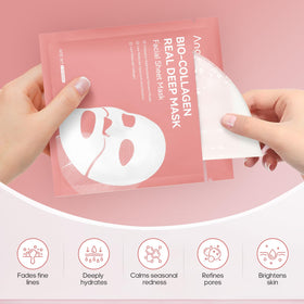 Angel Side mask in hand size comparison illustrating full‑face coverage and easy application