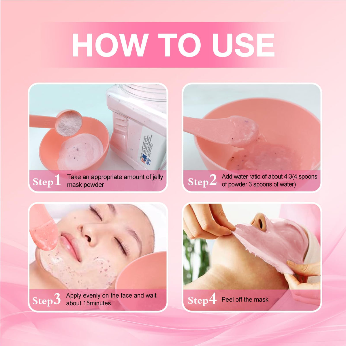 Angeland peel-off mask on face mid-peel demonstrating gentle removal benefit