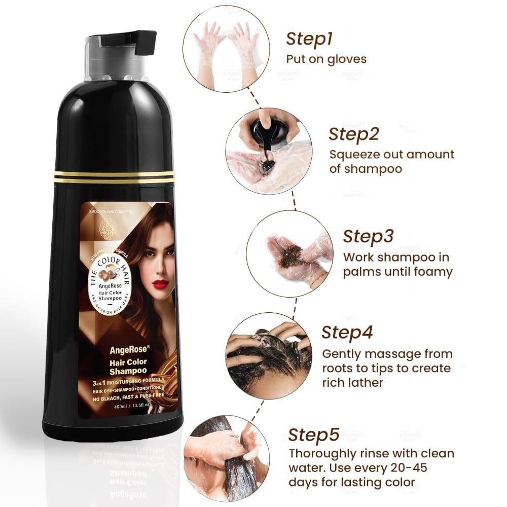 AngeRose bottle in bathroom lifestyle scene highlighting simple at-home use and fast results