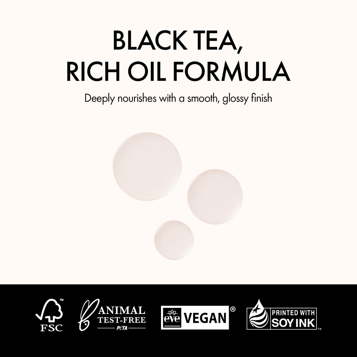 ANILLO oil smoothing hair ends to reduce frizz and add shine
