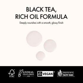 ANILLO oil smoothing hair ends to reduce frizz and add shine