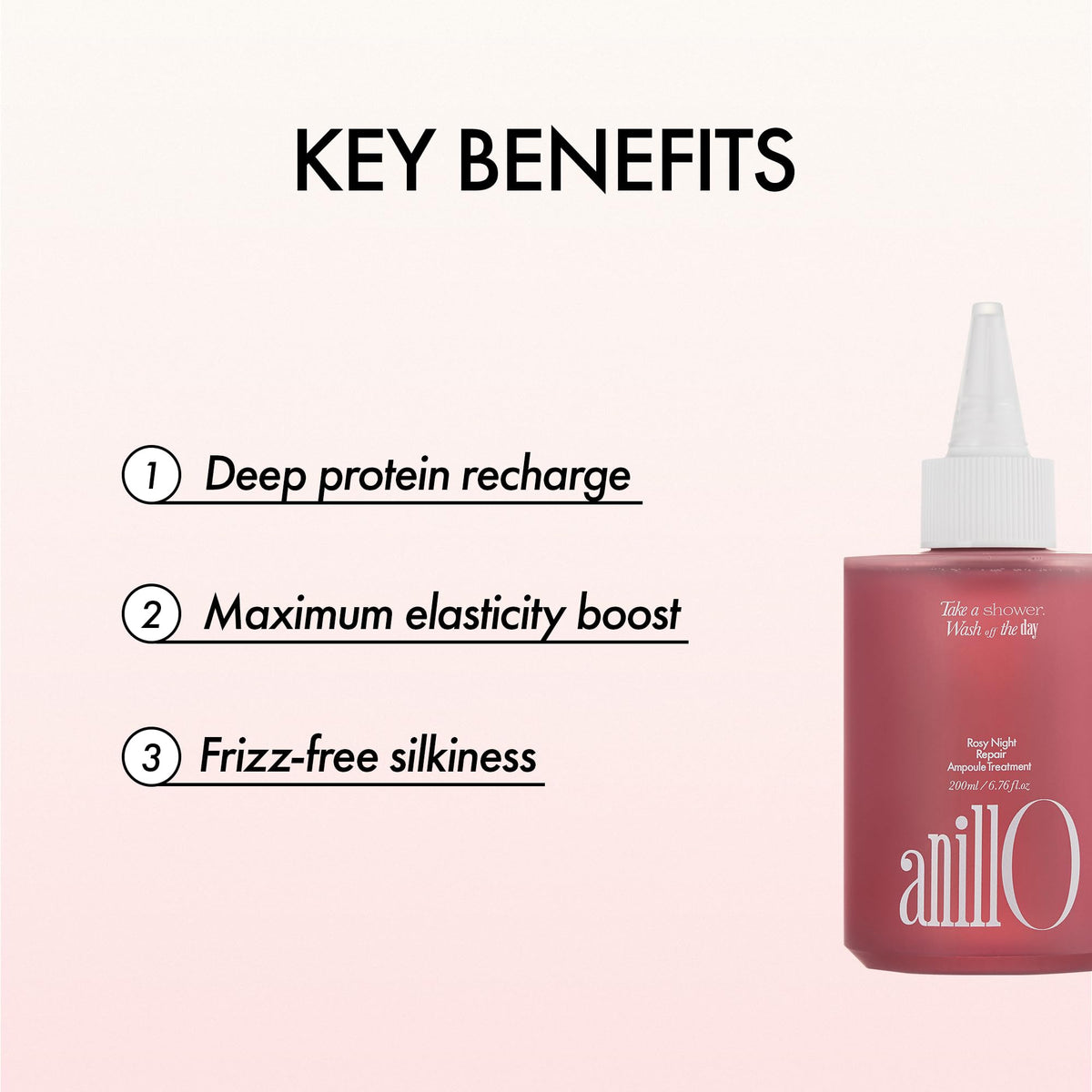 ANILLO application in shower showing simple in-shower use benefit