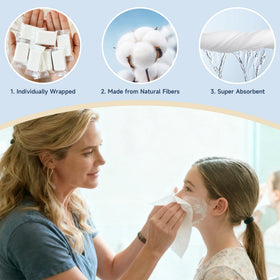ANKEXIN expanded towel laid flat, showing extra-thick absorbent texture