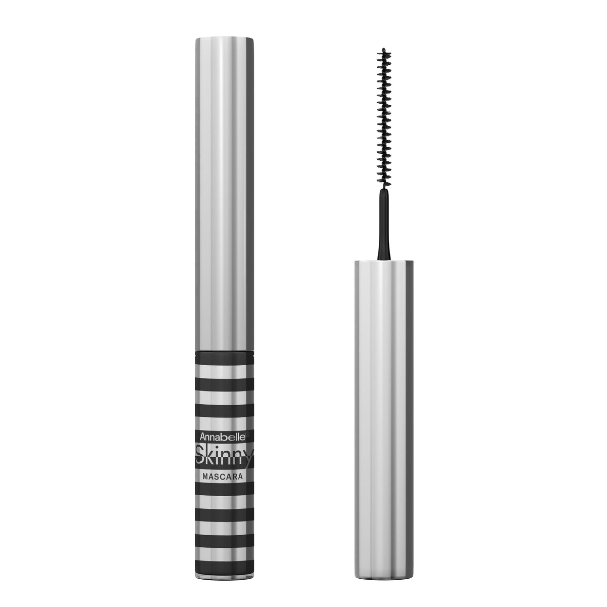 annabelle skinny mascara front tube showing sleek compact design and portability