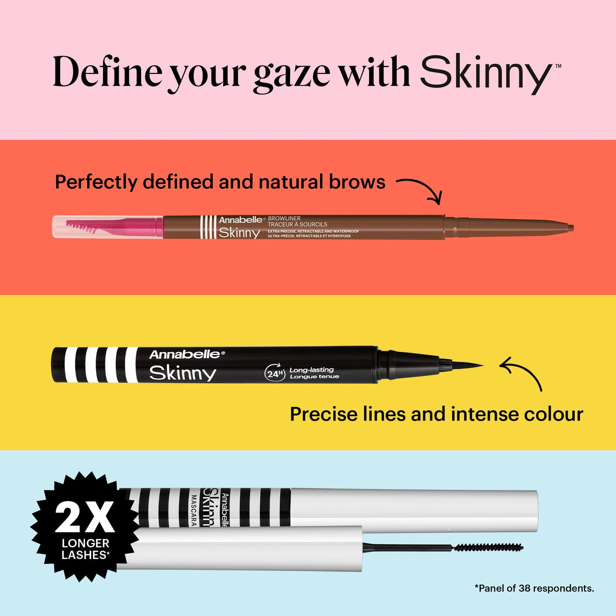 annabelle skinny mascara on vanity lifestyle scene promotes everyday wearable definition