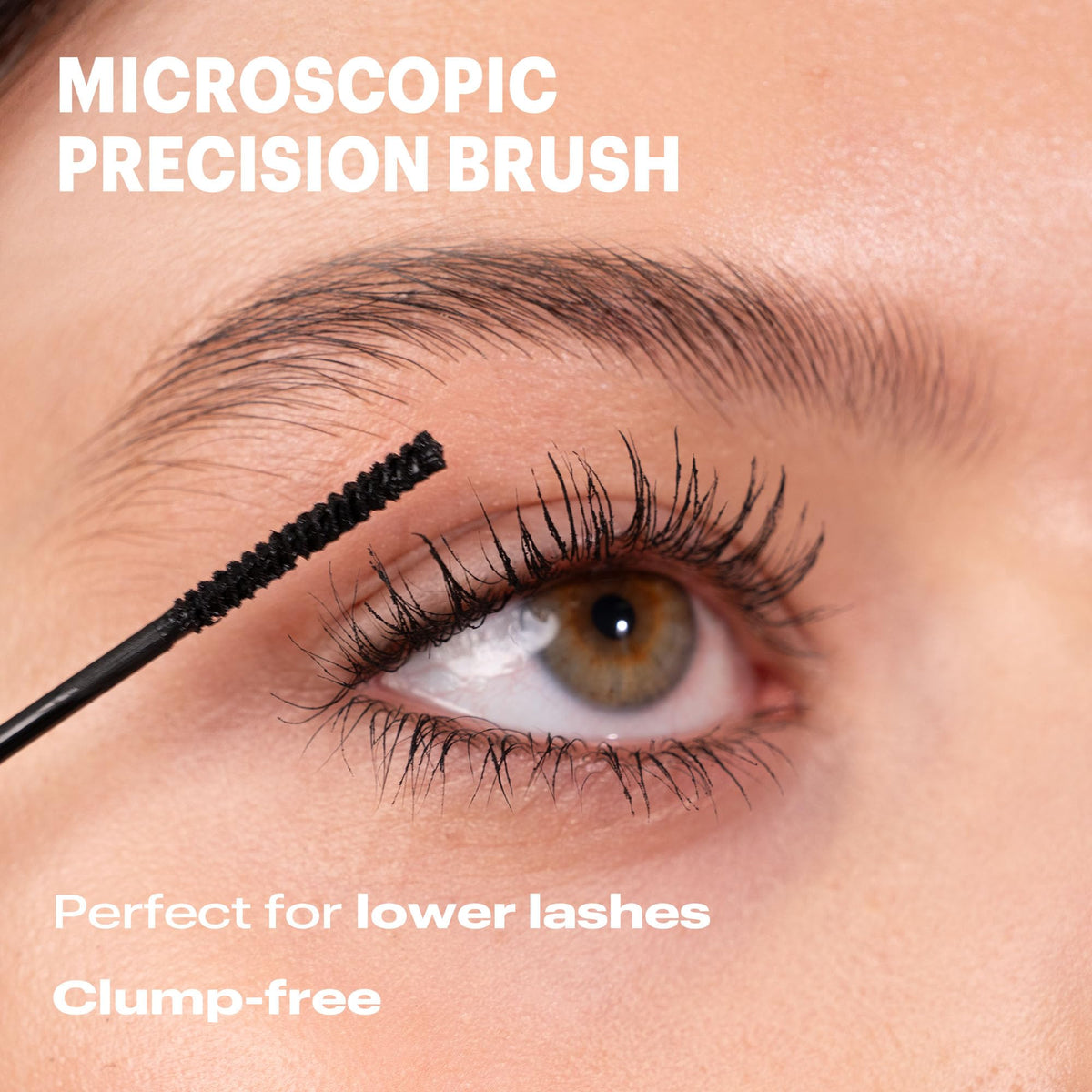 annabelle skinny mascara swiped on lashes visible length and no clumping
