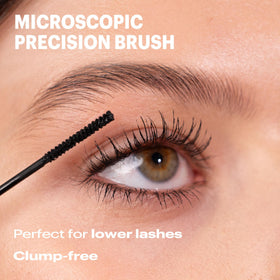 annabelle skinny mascara swiped on lashes visible length and no clumping