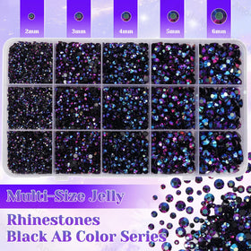 AnoleAir close-up of 2–6mm size mix, clear sizing for layered designs