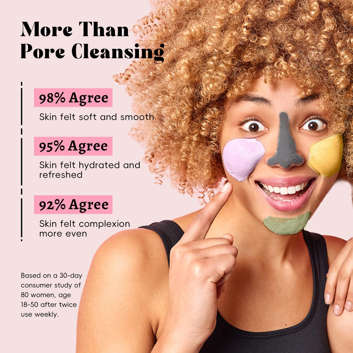 ANRCOLLECT Purple Clay paste on spoon for hydrating, purifying results