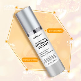 Anroha applied to backs of hands to visibly nourish aging skin