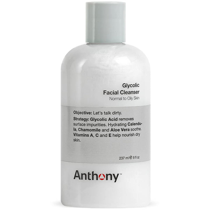 Anthony front packaging showing bottle and label for clear skin