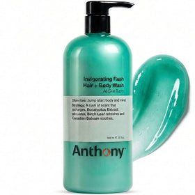 Anthony front packaging showing 32 fl oz bottle and invigorating label benefit clarity